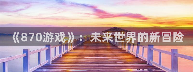 杏耀线路测速登录中心：《870游戏》：未来世界的新冒险